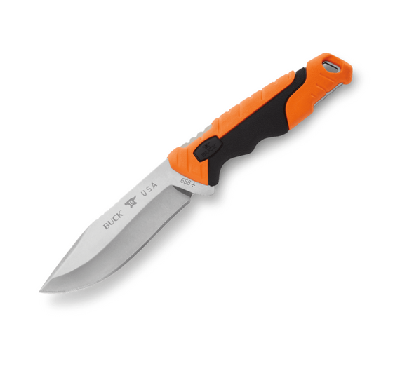 658 Small Pursuit Knife | Orange/Black Pro | Hunting, Camping and Outdoors | Made In USA | Lifetime Warranty | Heat Treated | 0658ORS-B
