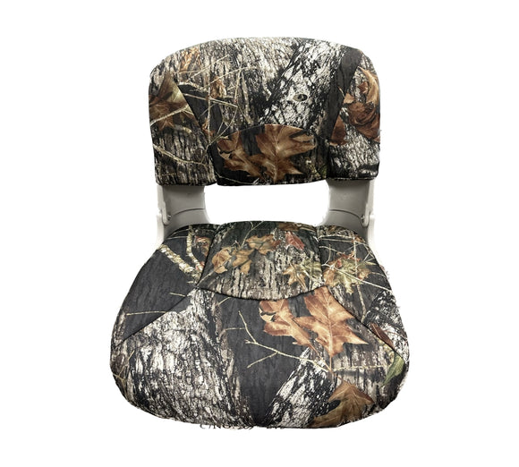 Molded Boat Seat WITH Padded Cushions (Mossy Oak Camo) - FSM54992-1061666-MC
