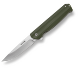 Buck Knives | 251 Langford Knife | Stainless Steel Pocket Clip | Folding Knife | Hunting, Camping and Outdoors | Lifetime Warranty | Heat Treated | Green Color | 0251GRS-B
