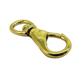 Solid Brass Eye Swivel Snap- FSM54340
