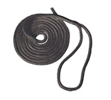 Black 3/8" X 25' Premium Double Braid Dock Line - FSM52873