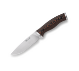 853 Small Selkirk Knife | Brown/Black Micarta |  Hunting, Camping and Outdoors | Lifetime Warranty | Heat Treated | 0853BRS-B