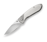 Buck Knives | 327 Nobleman Knife | Stainless Steel Pocket Clip | Folding Knife | Hunting, Camping and Outdoors | Lifetime Warranty | Heat Treated | Brushed Steel | 0327SSS-B