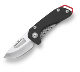 Buck Knives | 417 Budgie Knife | Stainless Steel Pocket Clip | Folding Knife | Hunting, Camping and Outdoors | Made In USA | Lifetime Warranty | Heat Treated | Black Color | 0417BKS-B