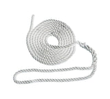 25' 3 Strand Nylon Twisted Dock Line [1/2"] (White)- FSM52833