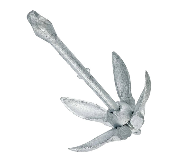 9Lb Galvanized Folding Grappling Anchor- FSM50310