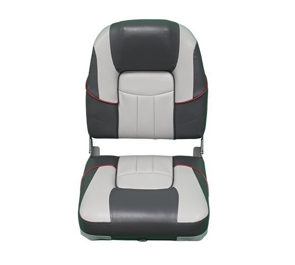 Premium Folding Boat Seat (Gray/Charcoal)- FSM54998