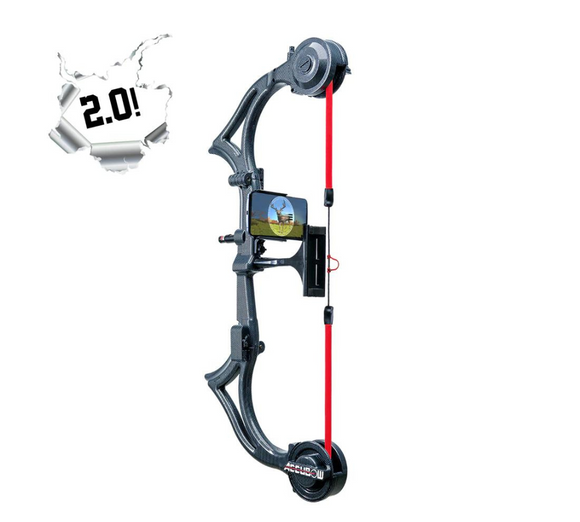 AccuBow 2.0 Carbon Fiber Original Archery Strength and Exercise Training System (App enabled)- AB-2.0-CF-C