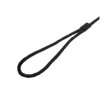 25' Double Braid Nylon Dock Line WITH Eye Splice (Black) [3/8"]- FSM52897