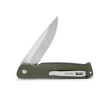 Buck Knives | 251 Langford Knife | Stainless Steel Pocket Clip | Folding Knife | Hunting, Camping and Outdoors | Lifetime Warranty | Heat Treated | Green Color | 0251GRS-B