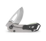 Buck Knives | 417 Budgie Knife | Stainless Steel Pocket Clip | Folding Knife | Hunting, Camping and Outdoors | Made In USA | Lifetime Warranty | Heat Treated | Natural Green Color| 0417GRS-B