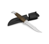 Buck Knives | 102 Buck Woodsman® Knife | Hunting, Camping and Outdoors | S35VN Steel Clip Blade | Made In USA | Lifetime Warranty | BK0102GRS1