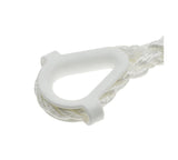 Tri-Strand Nylon Twisted Anchor Line WITH Thimble (White) [3/8"]- FSM52709