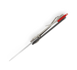 Buck Knives | 417 Budgie Knife | Stainless Steel Pocket Clip | Folding Knife | Hunting, Camping and Outdoors | Made In USA | Lifetime Warranty | Heat Treated | Black Color | 0417BKS-B