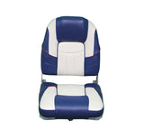 Premium Folding Boat Seat (Blue/White)- FSM54996