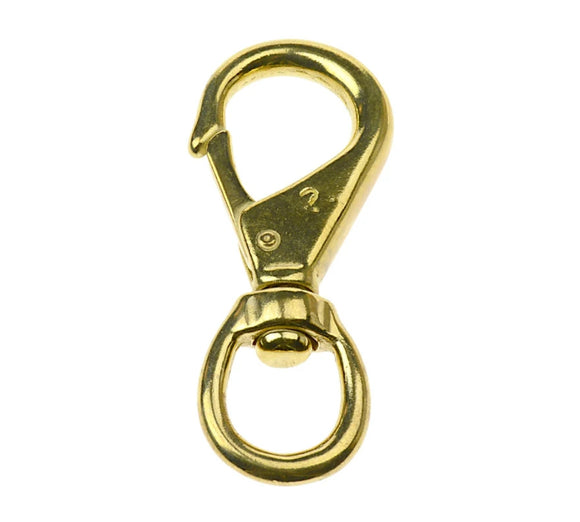 Solid Brass Eye Swivel Snap- FSM54340