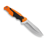 656 Large Pursuit Knife | Heavy-Duty Polyester Sheath | Hunting, Camping and Outdoors | Made In USA | Lifetime Warranty | Heat Treated | Orange/Black Pro Color | 0656ORS-B