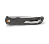 Buck Knives | 259 Haxby Knife | Stainless steel pocket clip | Folding Knife | Hunting, Camping and Outdoors | Lifetime Warranty | Heat Treated | Carbon Fiber Color | 0259CFS-B