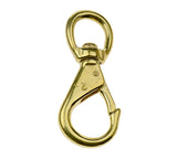 Solid Brass Eye Swivel Snap- FSM54340