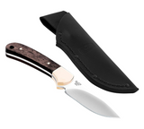113 Ranger Skinner Knife | Hunting, Camping and Outdoors | Genuine Leather Sheath | Made In USA | Lifetime Warranty | Heat Treated | 0113BRS-B