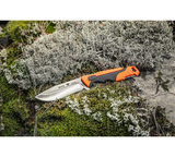 658 Small Pursuit Knife | Orange/Black Pro | Hunting, Camping and Outdoors | Made In USA | Lifetime Warranty | Heat Treated | 0658ORS-B