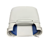 Fold Down Molded Boat Seat WITH Cushions (Blue/Gray)- FSM54989