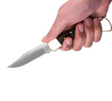 110 Folding Hunter™ Knife (Finger grooved) | Hunting, Camping and Outdoors | Lifetime Warranty | Heat Treated | BK0110BRSFG