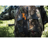 658 Small Pursuit Knife | Orange/Black Pro | Hunting, Camping and Outdoors | Made In USA | Lifetime Warranty | Heat Treated | 0658ORS-B