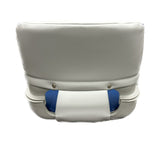 Fold Down Molded Boat Seat WITH Cushions (Blue/Gray)- FSM54989