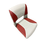 Fold Down Molded Seat WITH Cushions (Red/Gray)- FSM54990