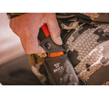 658 Small Pursuit Knife | Orange/Black Pro | Hunting, Camping and Outdoors | Made In USA | Lifetime Warranty | Heat Treated | 0658ORS-B