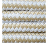 15' Double Braid Nylon Dock Line WITH Eye Splice (Gold) [3/8"]- FSM52854