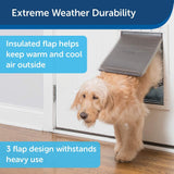 PetSafe Extreme Weather Door, White, Large - PPA00-10986