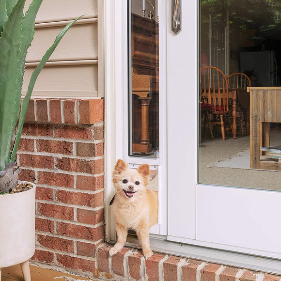 PetSafe 2-Piece Sliding Glass Pet Door, Great for Apartments or Rentals, 76 13/16
