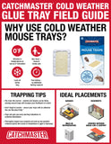 CATCHMASTER Cold Temperature Mouse Size Glue Traps 18 Pc (3-6 packs)