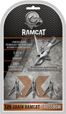 Ramcat 3 Pack 125 Grain Hydroshock Xbow Broadheads