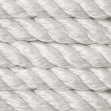 150' Tri-Strand Nylon Twisted Anchor Line WITH Thimble (White)- FSM52710