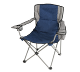 Canadian Shield Oversized Camp Chair- Blue-Grey - BDO-A03
