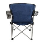 Canadian Shield Oversized Camp Chair- Blue-Grey - BDO-A03