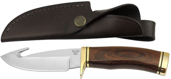 191 Buck Zipper™ Knife | Heritage Walnut DymaLux®  | Hunting, Camping and Outdoors | Made In USA | Lifetime Warranty | Heat Treated | 0191BRG-B