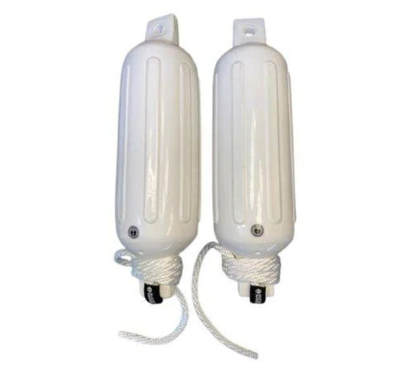 White Inflatable Boat Fenders (2 Pack)- FSM52149