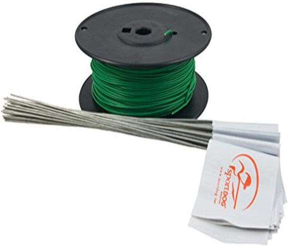 SportDOG Brand Wire and Flag Accessory Kit - Expands Your SportDOG Brand In-Ground Fence - Contains 150 Metres of 20-Gauge Wire, 50 Flags, 2 Wire Nuts, and 2 Waterproof, Gel-Filled Splice Capsules - SDF-WF