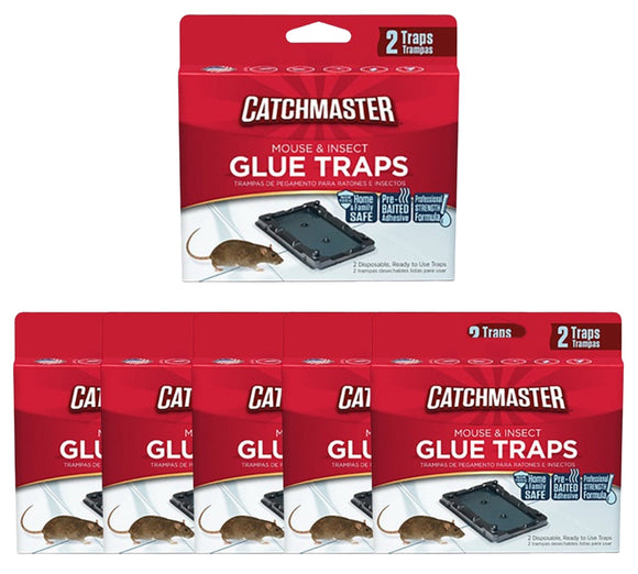 Mouse Size Glue Traps-12 Pc. (6-2 Packs) - 102-6