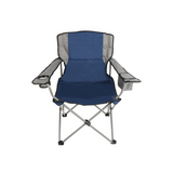 Canadian Shield Oversized Camp Chair- Blue-Grey - BDO-A03